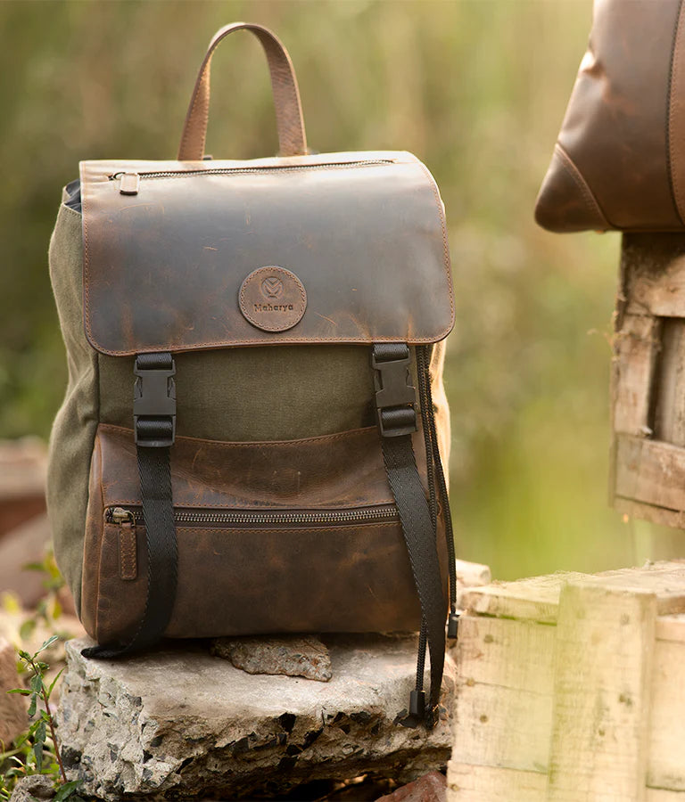 Maharya premium leather tote bag styled for everyday elegance