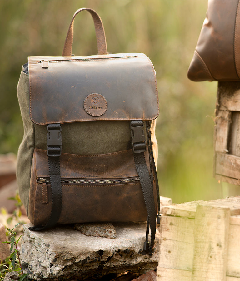 Maharya premium leather tote bag styled for everyday elegance